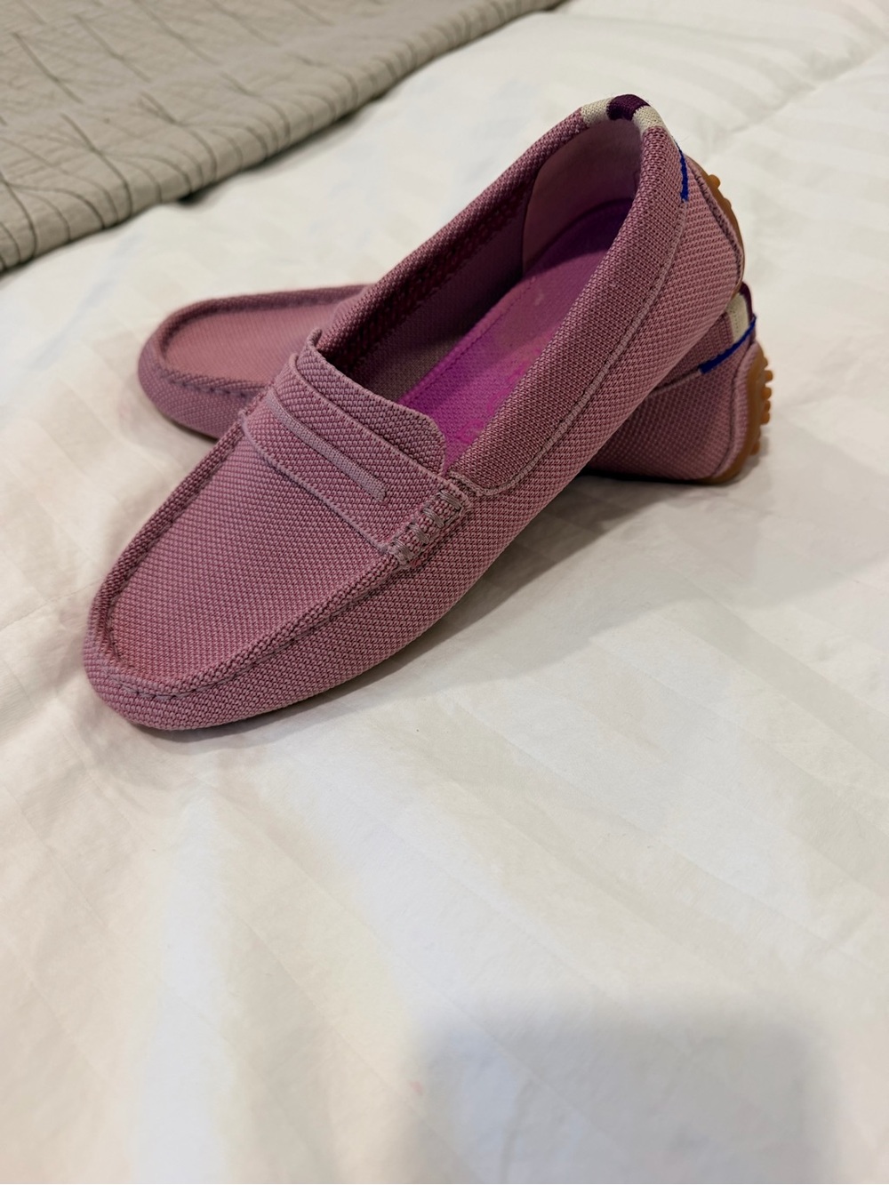 Rothy’s Driver Dusty Mauve Women's Slip-On Penny Loafers